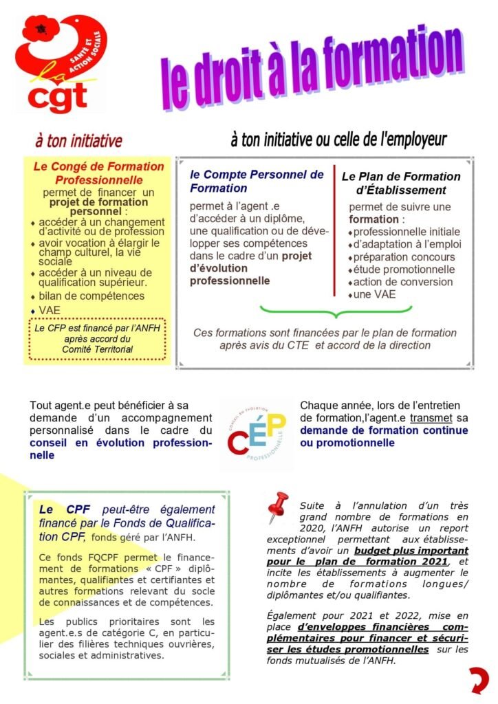 Le droit à la Formation, à ton initiative ou celle de l’employeur