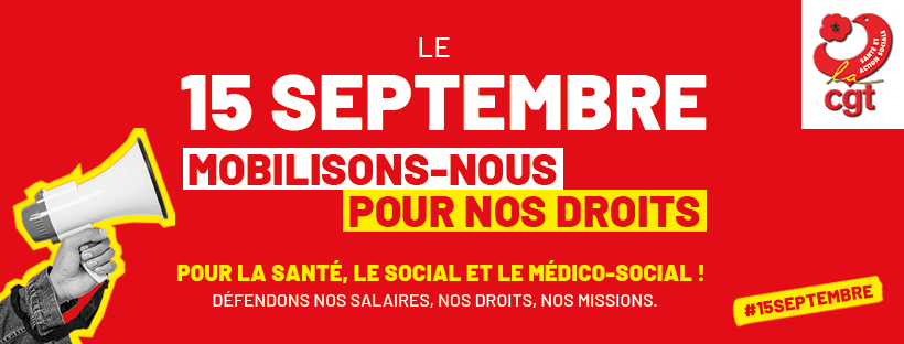 15 Septembre 2026 : journée nationale de mobilisation